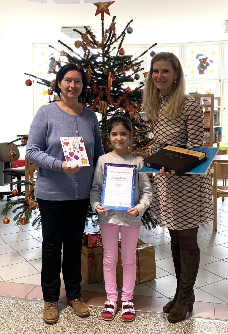 3. Platz bei der Weihnachtspostkartenaktion