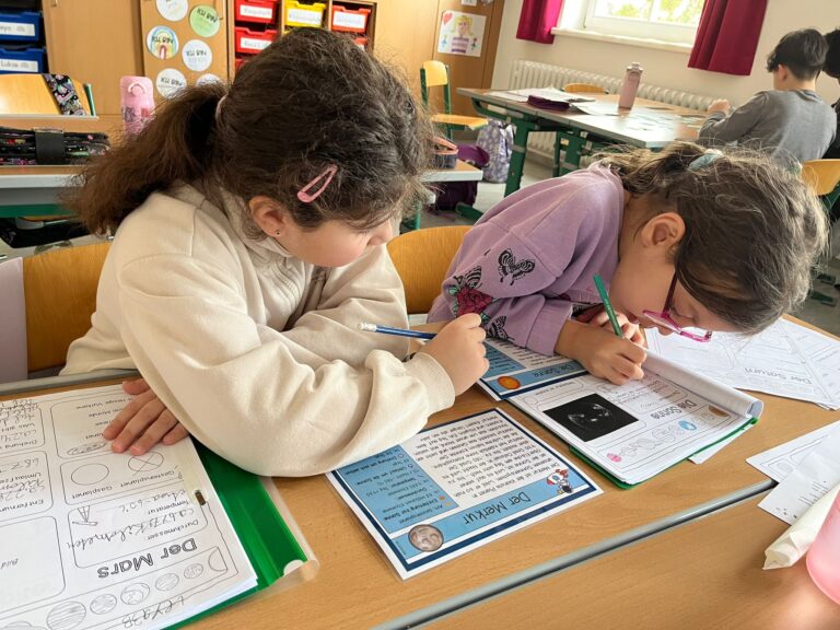 Weltallprojekt in der 3b